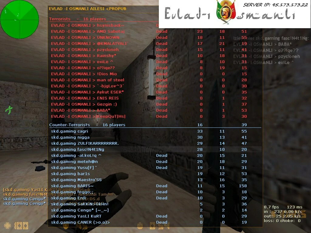 SKD Gaming ile klan maçımız.